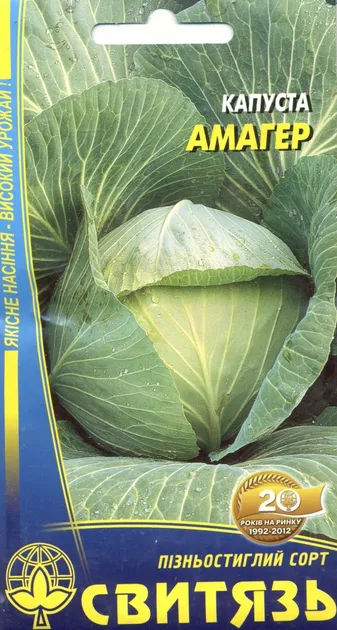 Насіння капусти білокачанної Амагер