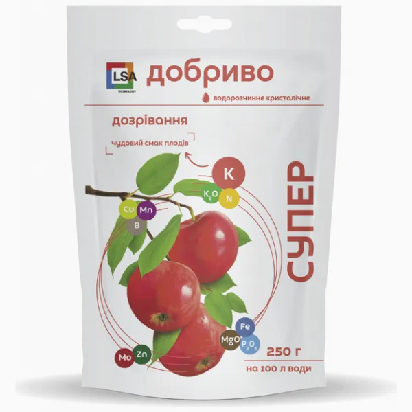 Добриво водорозчинне Супер Дозрівання