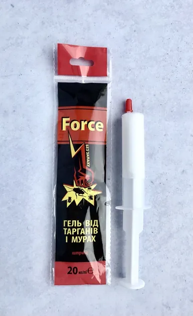 Шприц-гель від тарганів та мурах ТМ Force