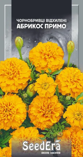 Насіння квітів Чорнобривці низькорослі Абрикос Примо
