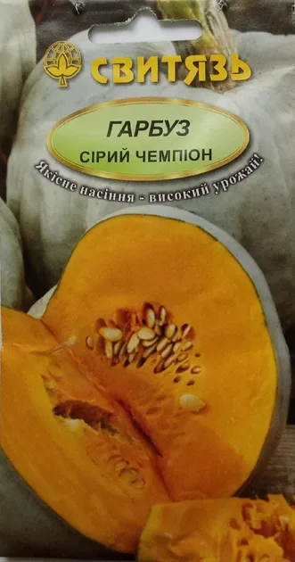 Насіння гарбуза Сірий чемпіон