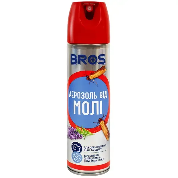 Інсектицидний спрей від молі Брос