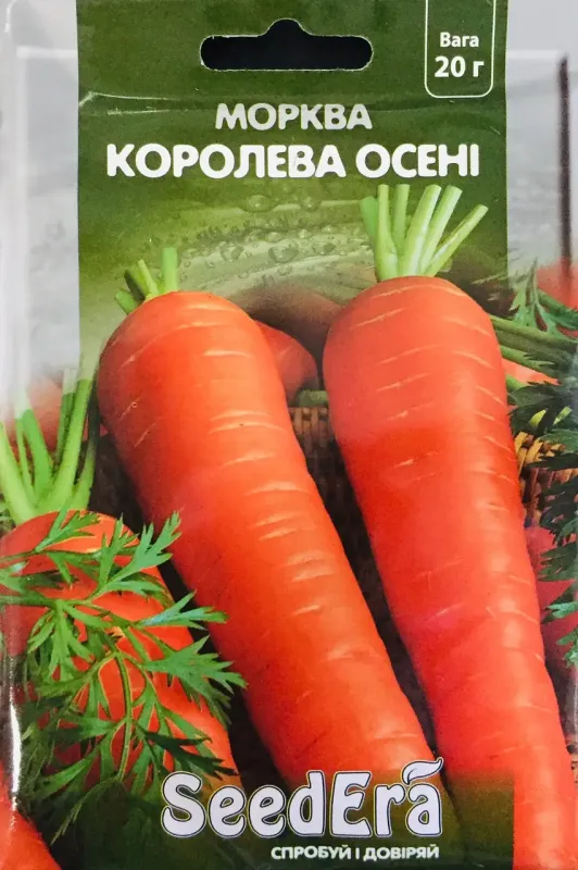 Насіння пізньостиглої моркви Королева осені