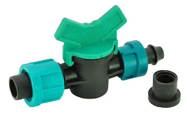 Кран стартовий з гумкою для крапельної стрічки