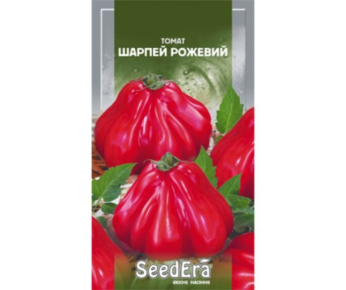 Шарпей рожевий, насіння томату 