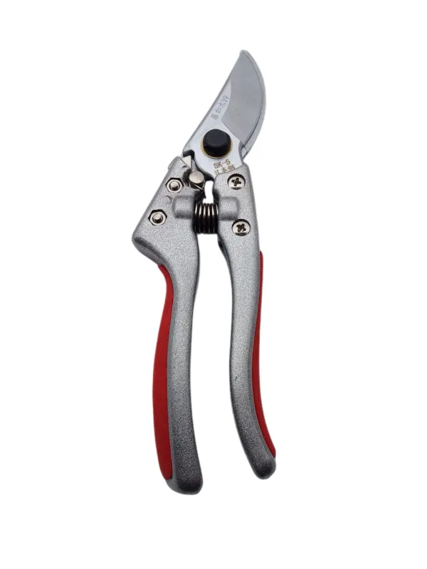Садовий секатор SK5 (Японія) з червоно-сірими ручками