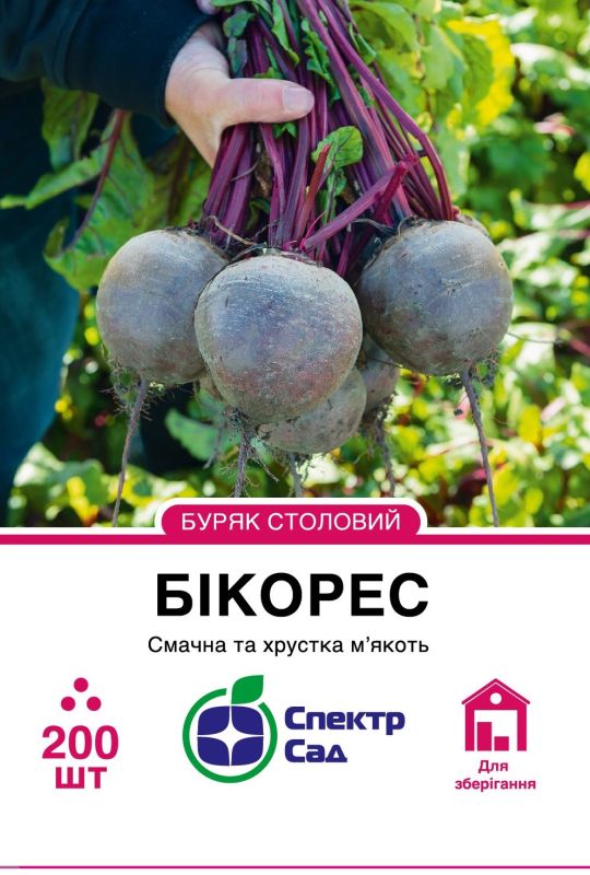 Бікорес, насіння буряка  