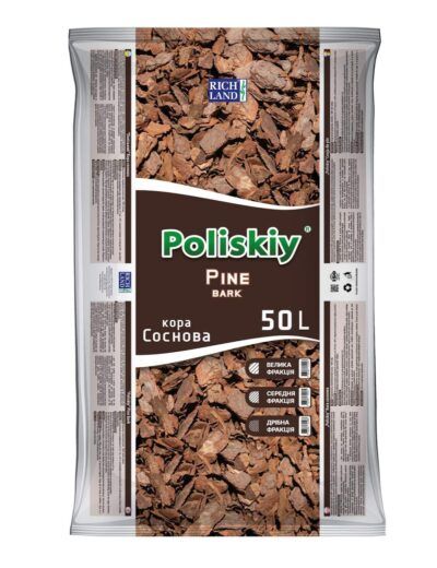 Кора соснова "Поліський" 50л