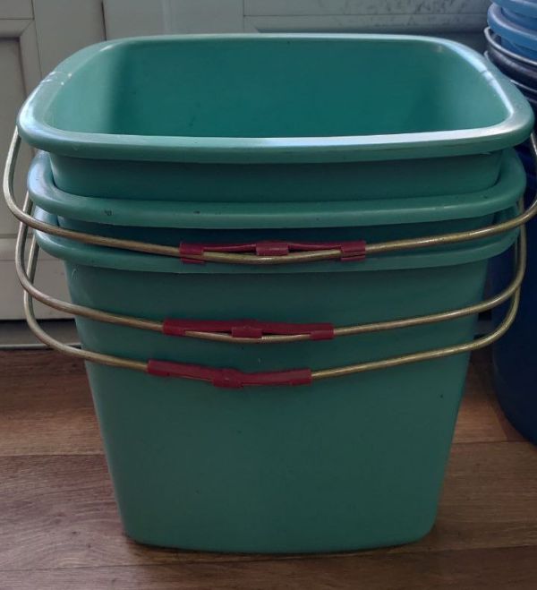 Відро пластмасове квадратне