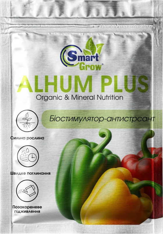Органо-мінеральне добриво-антистрес Alhum Plus Smart Grow (Альгум плюс Смарт Гроу)